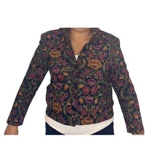 Vintage Floral Blazer